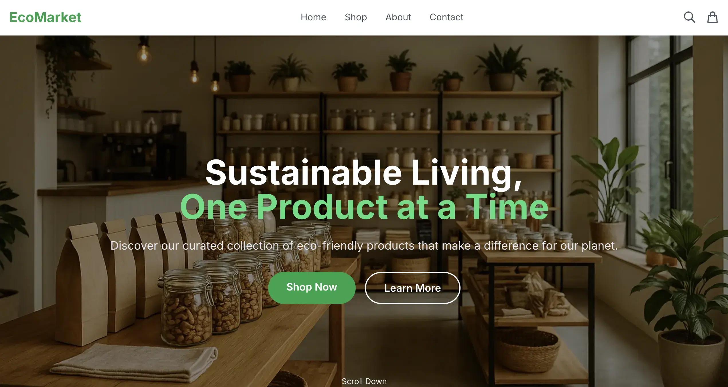 EcoMarket | Sustainable Shopping Platform